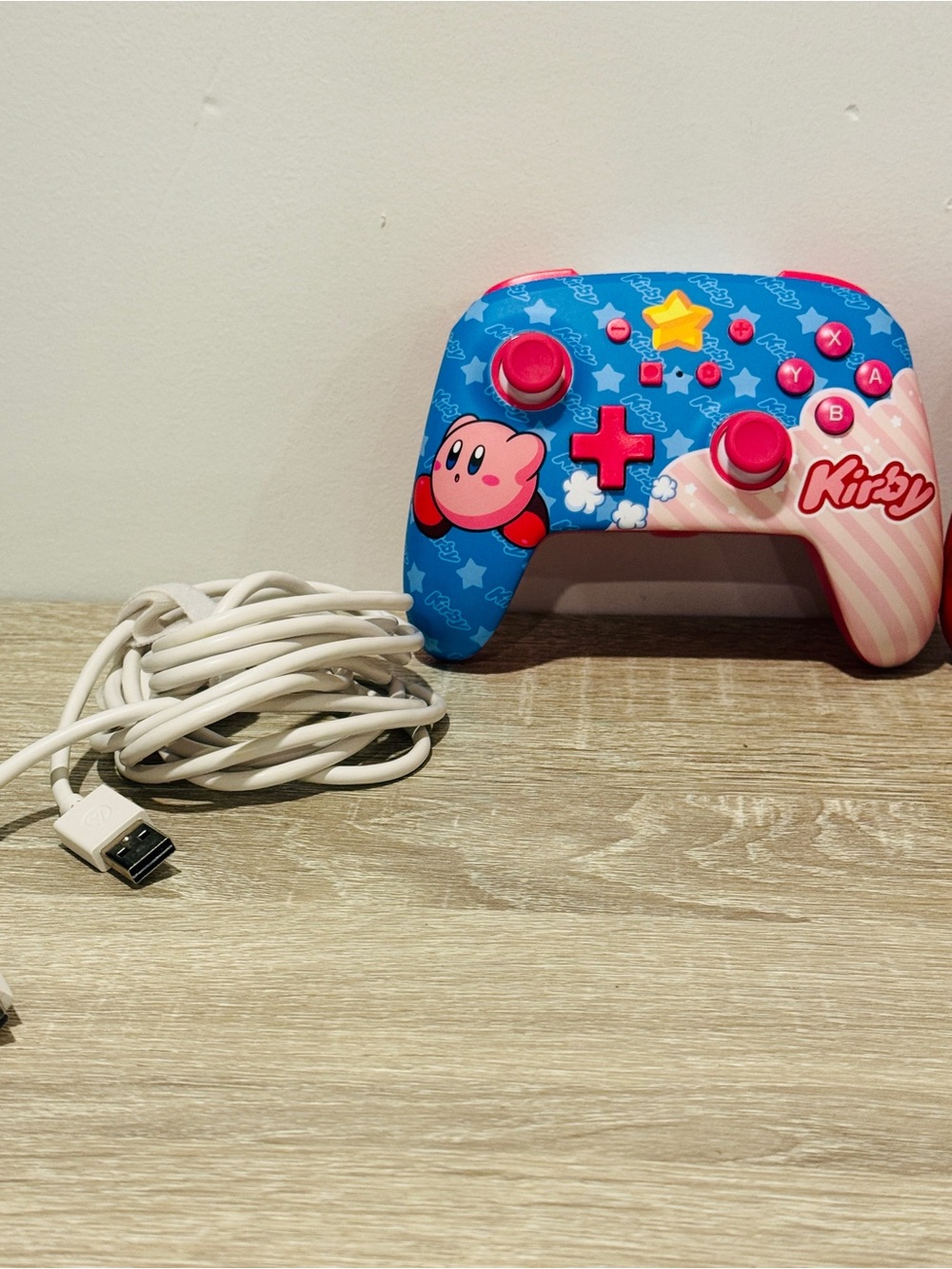 Lot of 2 PowerA Enhanced Wireless Controllers Nintendo Switch - Kirby & Mario - Picture 3 of 6